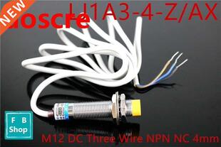 1Pcs LJ12A-4-Z/AX Three Wire M12 DC NPN NC 4mm distance me