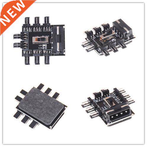 Ide Molex 1 to 8 Multi Wy Splitter Cooler Cooling Fn Hub