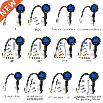 -200 PSI Professional Reader Tire Air Pressure Gauge for Ca