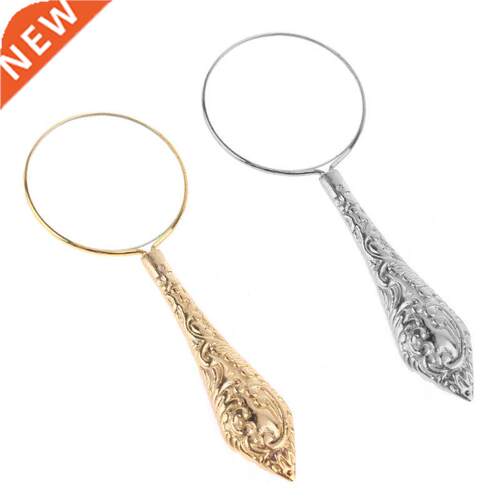 European Delicate Pattern Handle Retro Glass Lens High-Grade