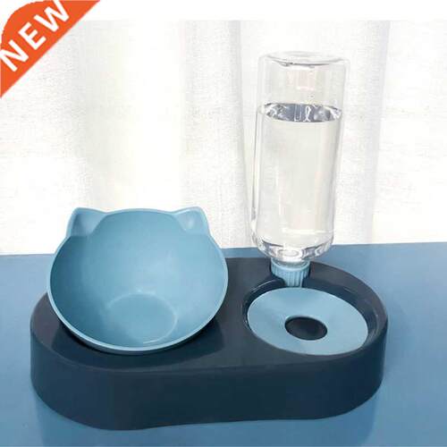 Dog Bowl with Stand Automatic Water Storage Dispenser Pet C