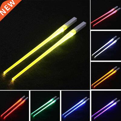 LED Lightsaber Chopsticks Reusable Light p Chopstick Kitchen