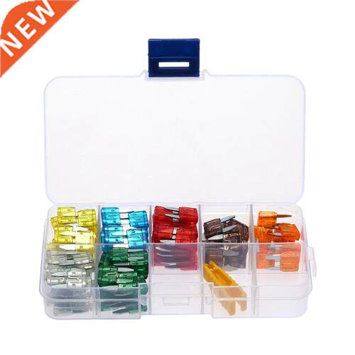 120Pcs Assortment Mini Car Truck SUV Mini Blade Fuse 5A-30A