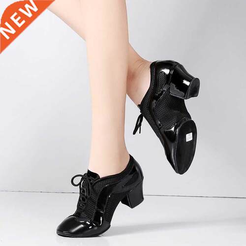 Latin dance shoes women mesh Tango shoes practice sports sho
