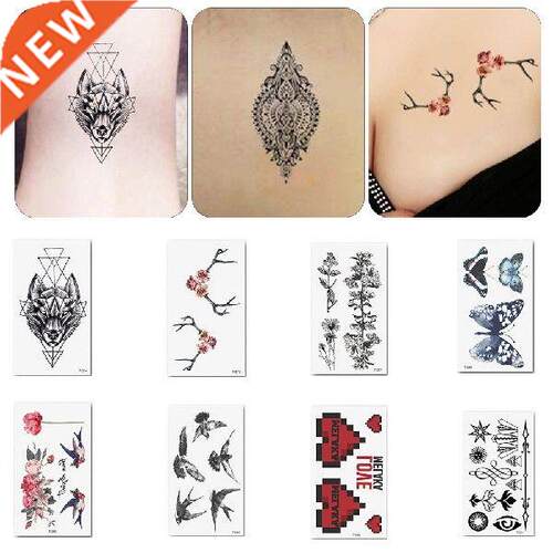 Fashion Unique Flower Animal Waterproof Temporary Tattoo