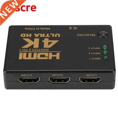 4Kx2K HDMI Switcher Three in One Out HD Video Switcher Conve