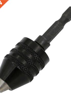 1/4 Inch Hex Shank Keyless Drill Chuck Quick Change Adapter