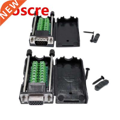 VGA terminal VGA solderless connector +6 +9 male and femal
