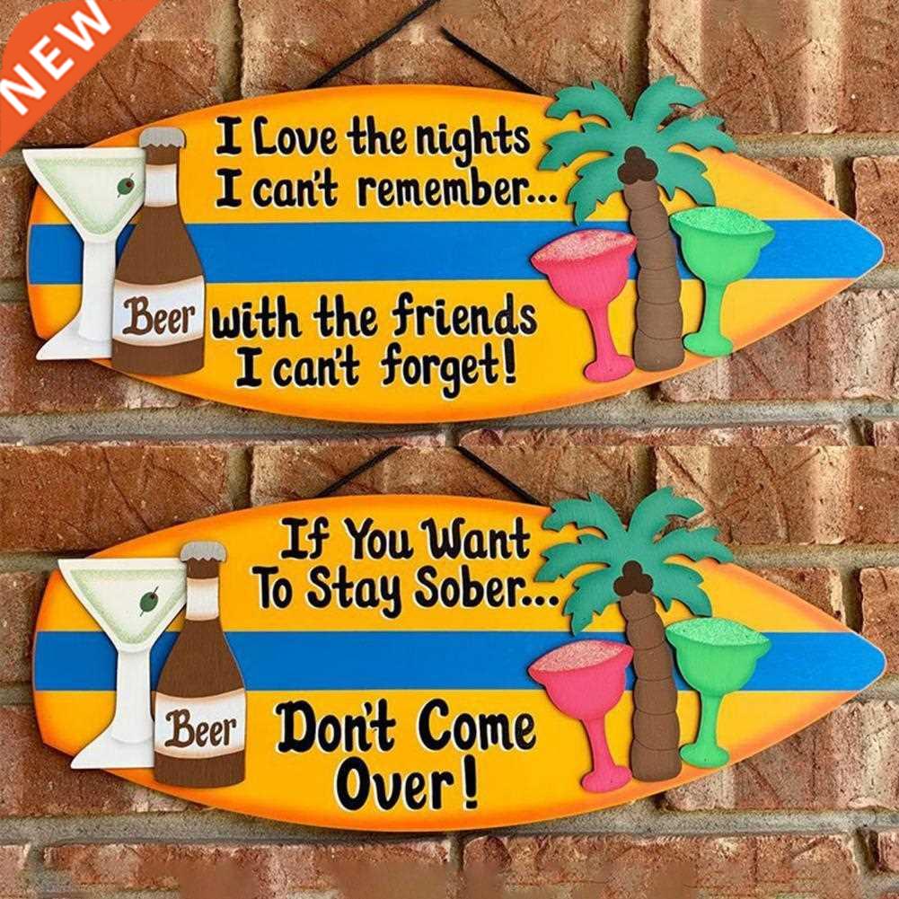 Surf Board Hanging Ornament Decorative Surfboard Shape Wood - 实物图