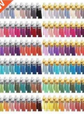 240 Pieces Keychain Tassels Bulk Leather Tassel Pendants