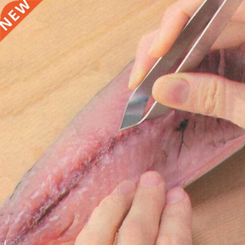 Sper New 1pc Stainless Steel Fish Bone Tweezers Pincer Clip