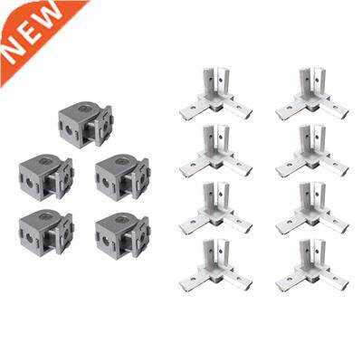 1 Set L-Slot 3-Way Angle Bracket Connector & 1 Set