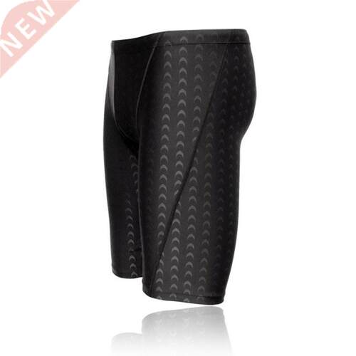 Professional Men Swimwear black swimming trunks Sharkskin sw