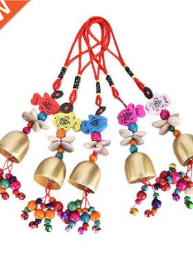 Retro Copper Bell Mobile Wind Chime Home Yard Home Garden