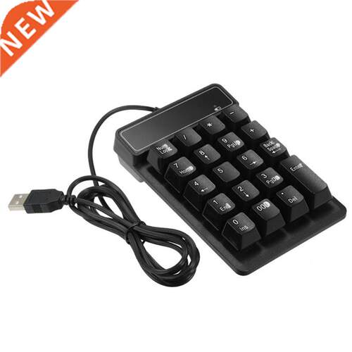 Mini USB Wired Numeric Keypd 19 Keys Digitl Number Pd Num