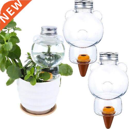 3Pcs Cut Bear Garden Plant Watering Stakes Automatic
