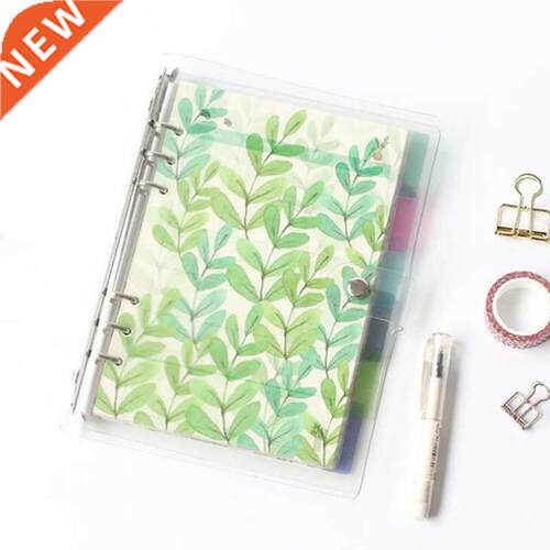 PP 6-hole Color Index Page A5 A6 A7 Catoon Clear Divider Ind