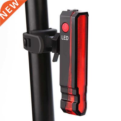 Folding Laser LED Bike Light Front Rear Safety Warning Bicyc