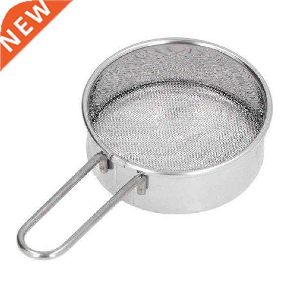 mini round flour sieve 304 stainless steel flour sieve for