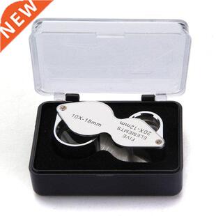 10x Magnifier Glass Jewellers Eye Foldable Jewelry Loop Loup