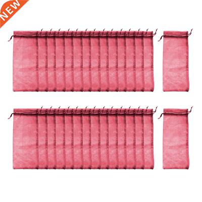 0pcs Party Fine Mesh Bottle Cover Organza Elegant Wedding