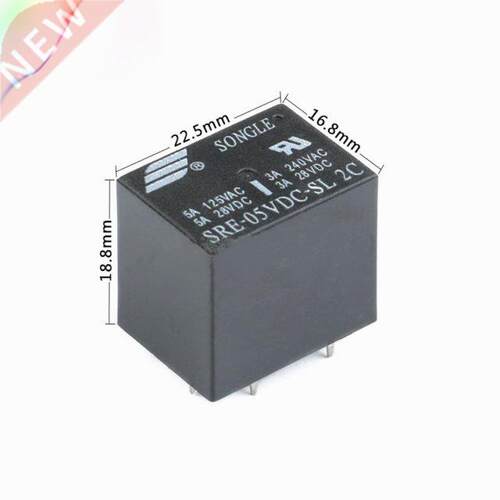 5PCS Power Relays SRE-05VDC-SL-2C SRE-12VDC-SL-2C SRE-24VDC-