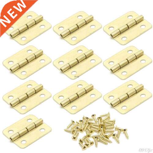 10x Kitchen Cabinet Door 4 Holes Drawer Hinges Jewelry Box F