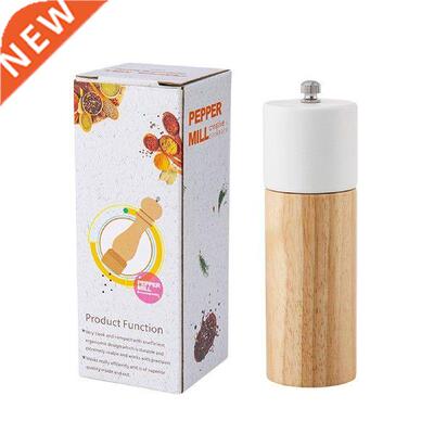 Wooden Pepper And Salt Mill Refillable Pepper Grinder With