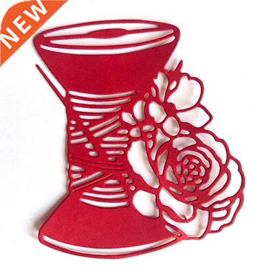 Sewing Thread Flower Metal Cutting Dies Stencil  Scrapboo