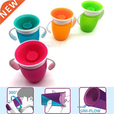 240ML Baby Drinking Cup Leakproof 360 Degrees Rotated Infant