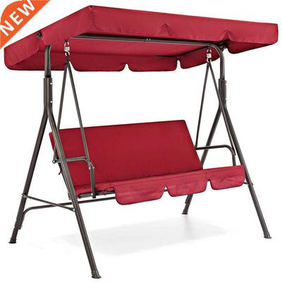 3 Seat Swing Canopies Seat Cushion Oxford cloth Cover Set Pa