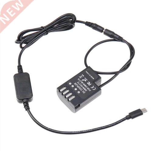 Power Adapter USB Type-C Cable to DMW BLF19/DCC12 Dummy Batt