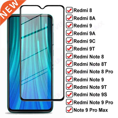 11D Full Tempered Glass For Xiaomi Redmi 8 8A 9 9A 9C 9T Scr
