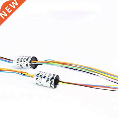 Electric Slip Ring Collecting Ring with OD 6.5mm 4/6/8/12 Wi