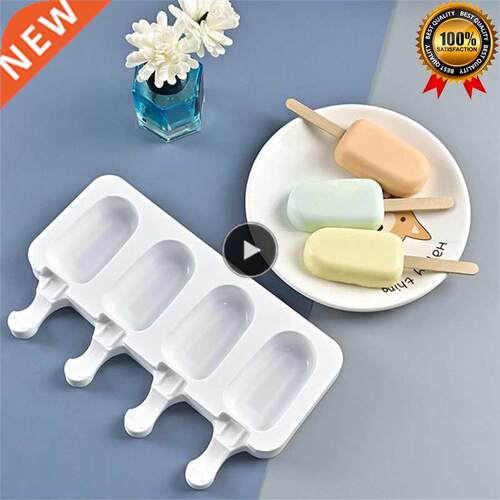 D  Silicone Ice Cream Mold Handmade Eco-Friendly Popsicl