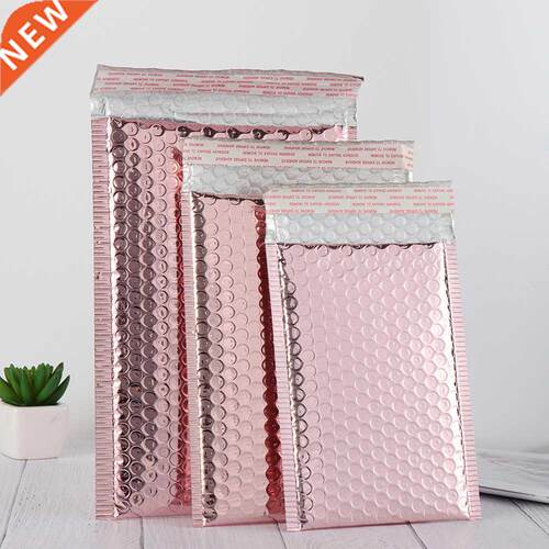 5Pc Gold Bubble Envelope Foam Foil Shipping Mailing Bag Wat