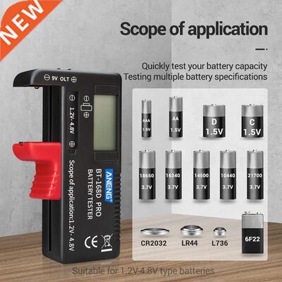 BT-168 PRO 1.2-4.8V AA/AAA/C/D Mini Battery Tester Quickly T
