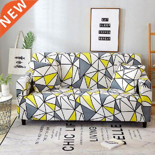 Geometry Elastic Sofa Cover L Shape Sofa Covers for Living