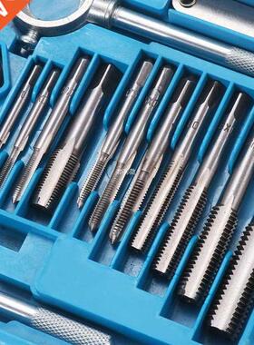 40Pcs Professional Metric Tap Wrench Set Cuts Bolts Storage