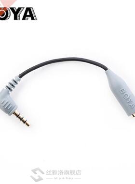 BY-CIP2 3.5mm to TRRS TRS Microphone Cable Adapter for iPad