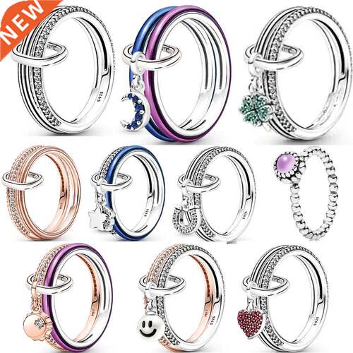 2021 100% Sterling Silver Ring for Women Fine Bead Accessory