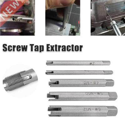 M5-M12 Screw Tap Extractor Drill Bits Set Steel Broken Head