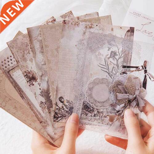 30pcs Vntage Lace Dance Seres Materal paper Decoratve St