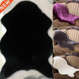 Faux Sheepskin Chair Cover Seat Pad Soft Sofa Carpet Cushion