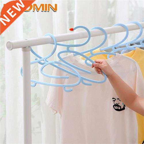 HOOMIN 10pcs Children Clothes Hanger Non-slip Hangers Home