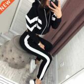 Casual Top Crop Sleeve Long Women Set Piece Spring Autumn