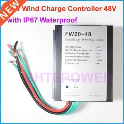 2kw 2000w wind generator charge controller regulator 48v t