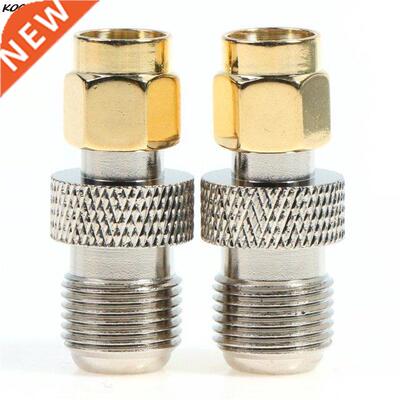F Female Jack to SMA Male Plug Straght RF Coax Coaxal Conn