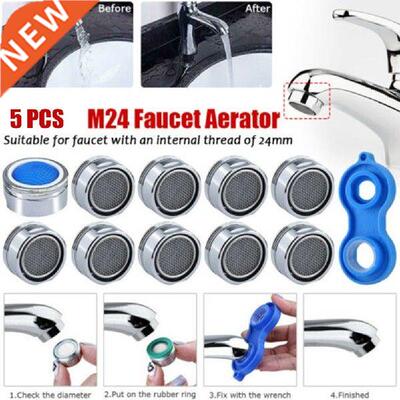 5Pcs Faucet Aerators Water Saving M20 / M22 / M24 / M28
