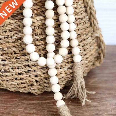 DIY Wooden Home Decoration Handmade Garland With Jute Rustic